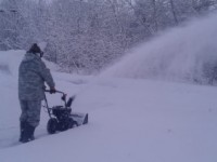 Снег в атошколе
